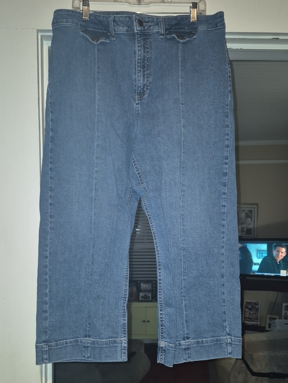 Lee Women’s Wide-Leg Jeans in Classic Blue